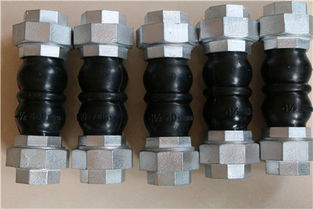 丝扣橡胶软接头 高品质合成橡胶打造卓越管路连接方案