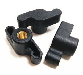 详解35mm M6一字塑料头手拧包胶螺母及其高清图片展示